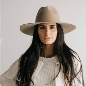 COPY - Gigi Pip - Emma - Stiff Brim Fedora - 59 M/L - Tan